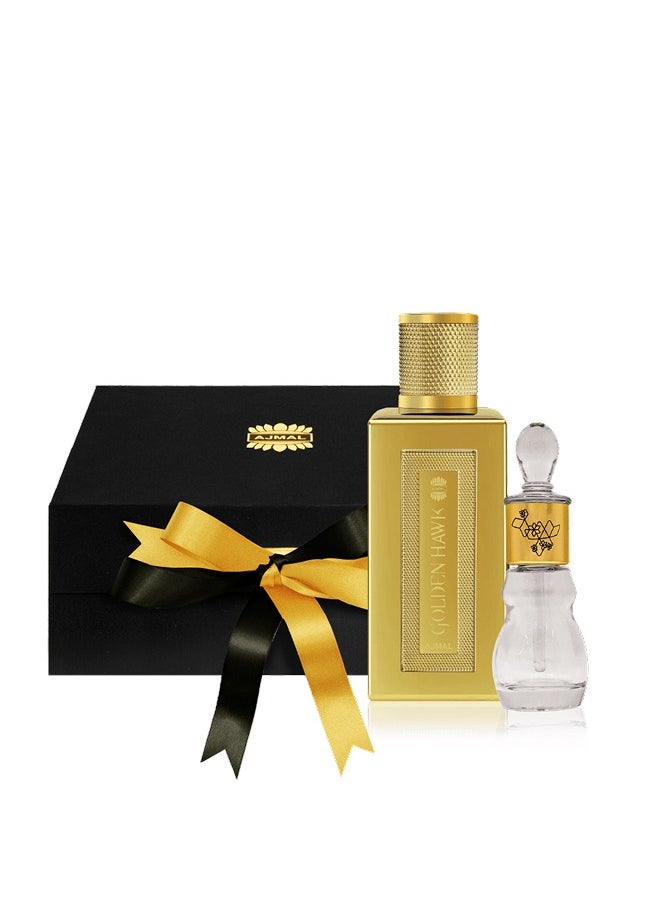 Ajmal Golden Musk Deluxe Gift Set - Luxurious Aromatic Elegance