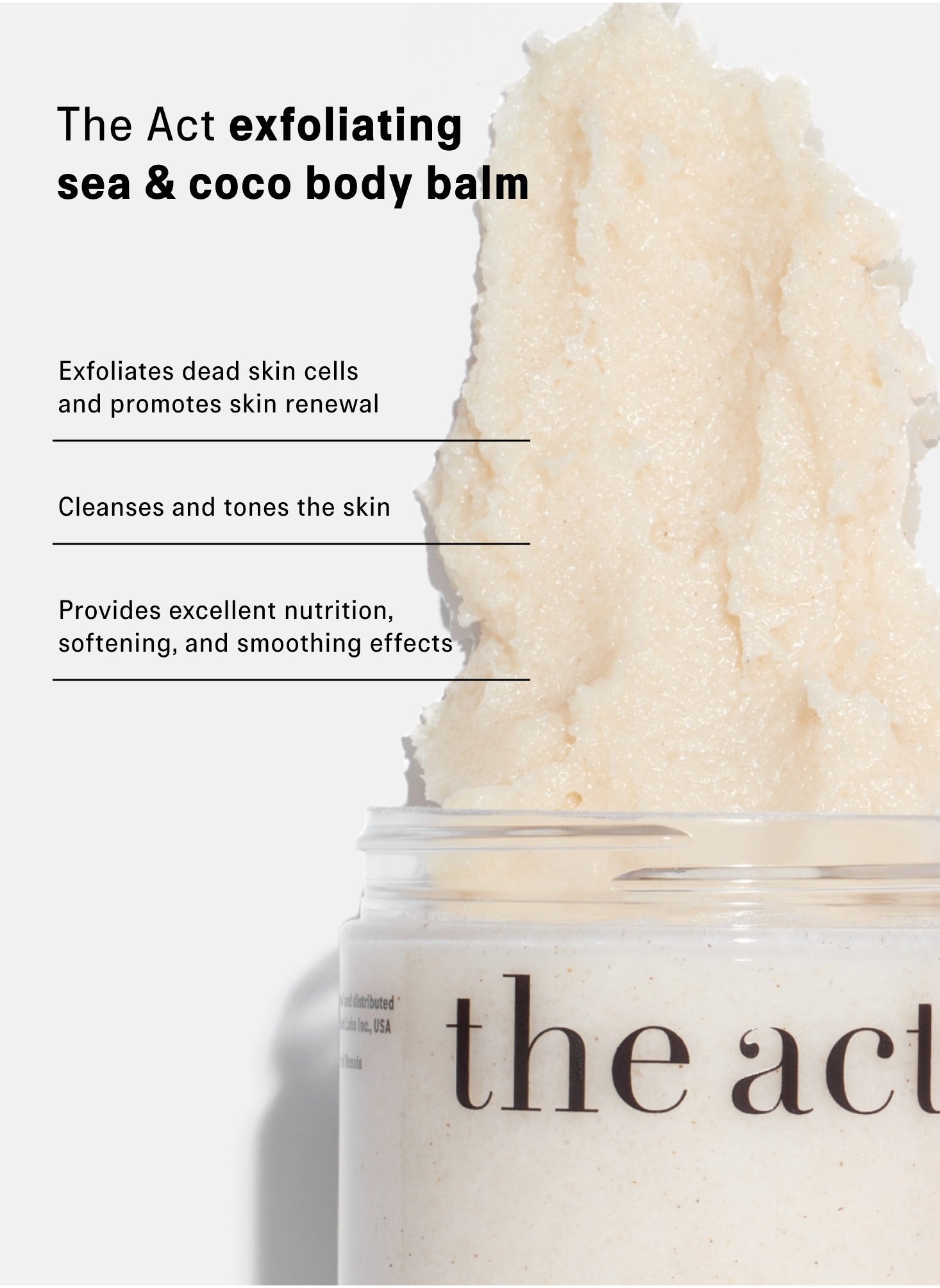 The Act Sea Salt & Coconut Hydrating Body Balm