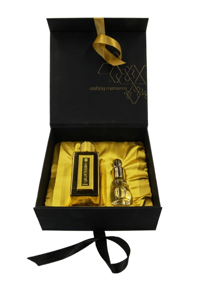 Ajmal Golden Musk Deluxe Gift Set - Luxurious Aromatic Elegance