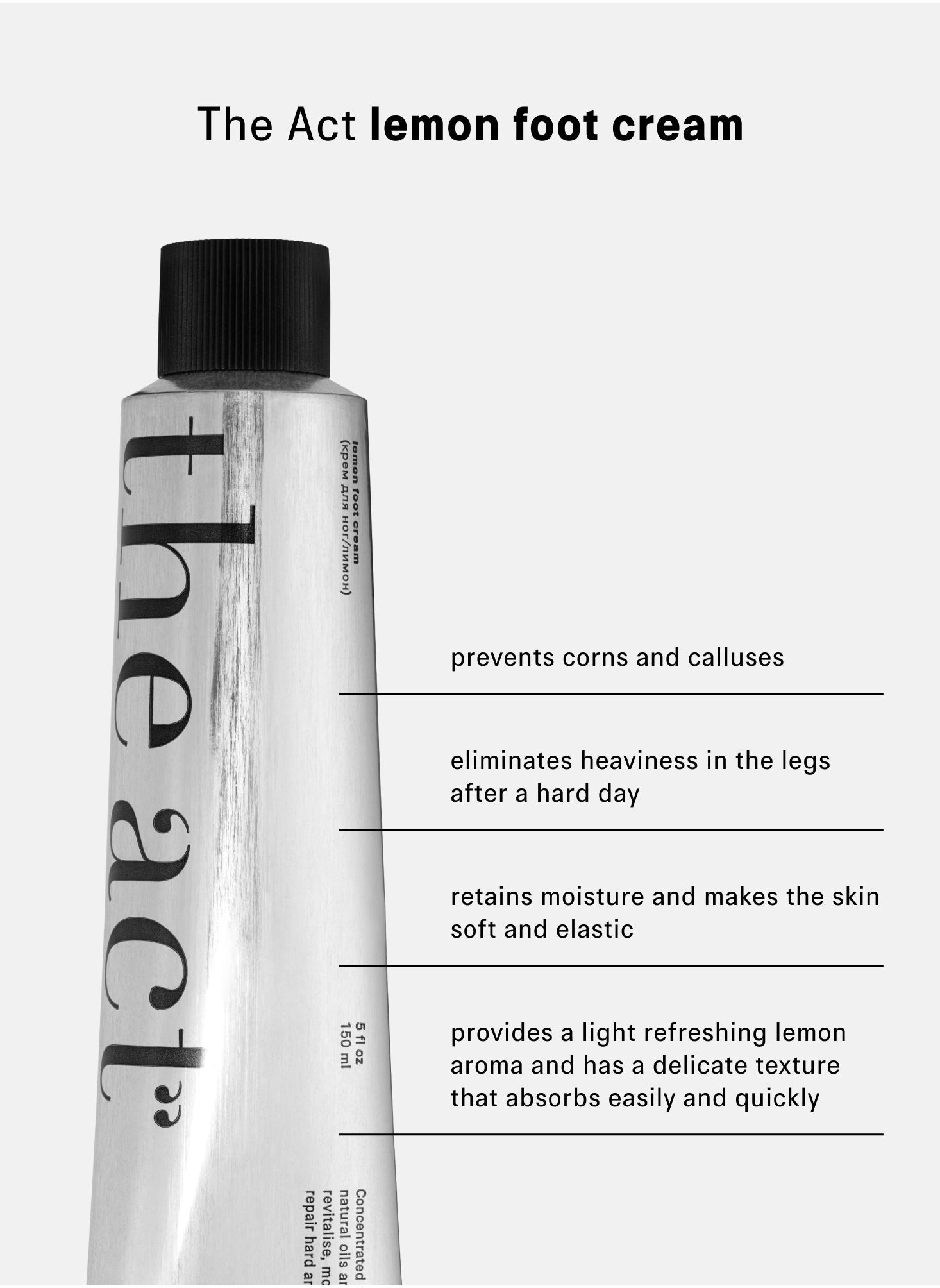 The Act Lemon Foot Cream: UAE's Luxurious Pedicure Staple